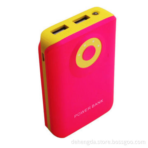 7,800mAh three 18650 cell power bank with rubber oil